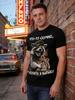 Cotton Casual T-shirt Men's Black Short Sleeve Summer Fashion Loose Oversized y2K Streetwear Short Sleeved Male Clothing