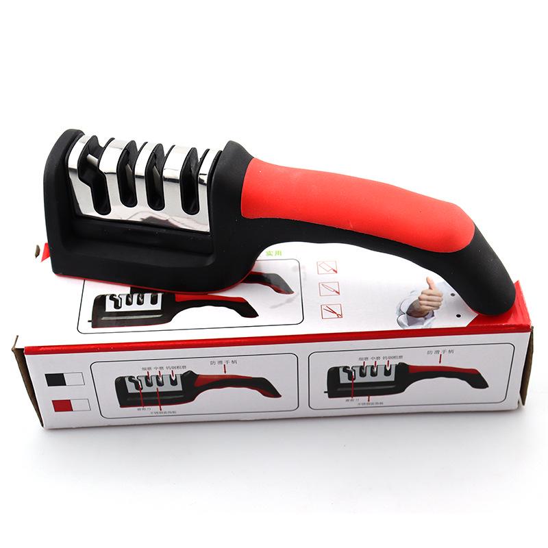 Multi-Function Kitchen Knife Sharpener: Three-Stage Handheld Whetstone