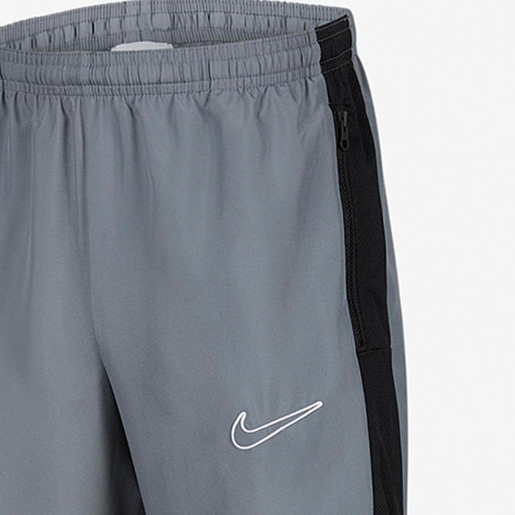 Nike Dri-FIT Academy 23 Quick-Dry Logo Embroidered Elastic Sports Pants Kids Bottoms Gray DX5486-065