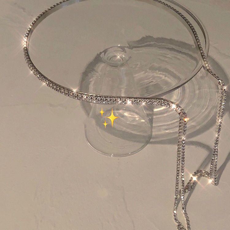 

Повязка на голову «Фея» с кисточками и стразами: Ретро корейский головной убор из кристаллов для женщин two rows of diamond tassel