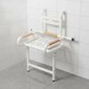Wall-Attached Shower Chair Space Saving Folding Bath Seat Easy To Clean