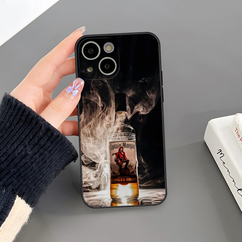 Coque de téléphone de luxe Rum C_Captain Morgan Pour Iphone 17 Air 15 Pro Max 14 Pro 16 Plus 12 13 11 Xr X Xs 8 7 Plus Housse Arrière