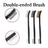 9pcs Handy Steel/Nylon/Brass Brushes Wire Brush Set for Easy Rust Removal and Cleaning