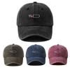Vintage Washed Baseball Cap - Retro Electricity Shortage Print, Unisex Soft Top Hat for Men & Women, European & American Style
