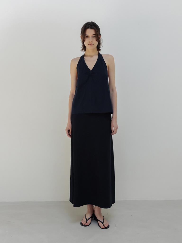 Moia Breeze Halter Blouse (Navy)