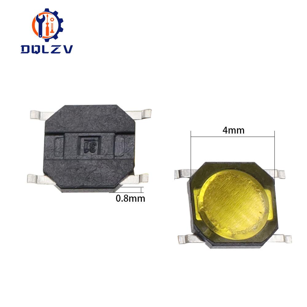 4*4*0.8 Mm Tactile Push Button Switch Tact 4 Pin Switch Micro Switch SMD New Original