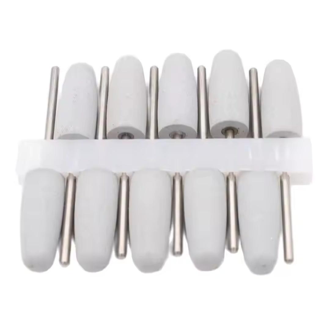 

10Pcs Silicone Dental Polishing Heads Tooth Drill Bits For Dental Grinders Smoothing Tooth Surfaces Dentist Tools Nail Polishing