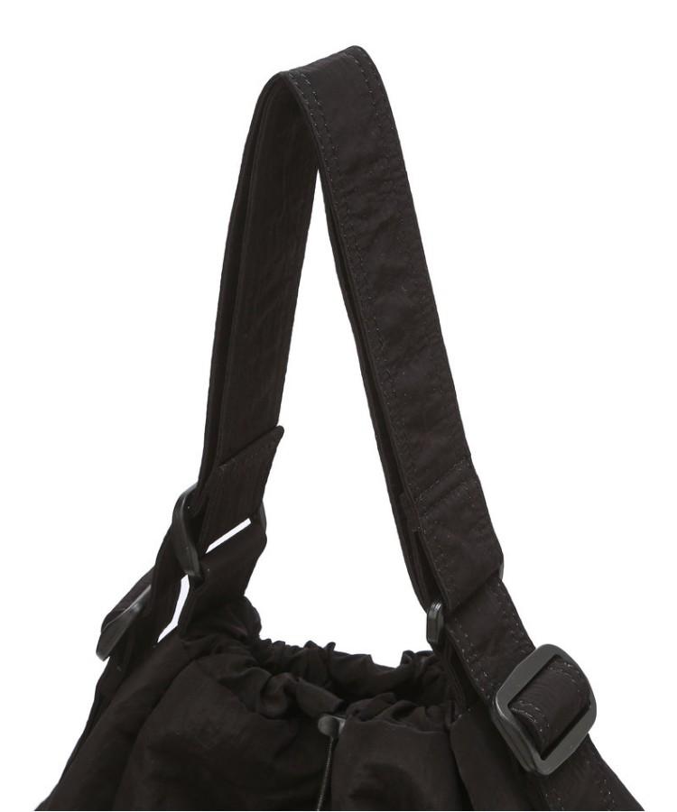 Athe Vanessabruno [Ruban] Black Ribbon Backpack And Shoulder Bag L Aaba6F901Bk
