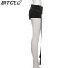 BITCED Summer Fashion Design: Off-the-Shoulder Fitted Top and Trendy Shorts Set for Women