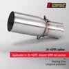Little Ninja Motorcycle Mid-Section Exhaust Pipe 28-45mm To 51mm, Easy Non-Destructive Installation