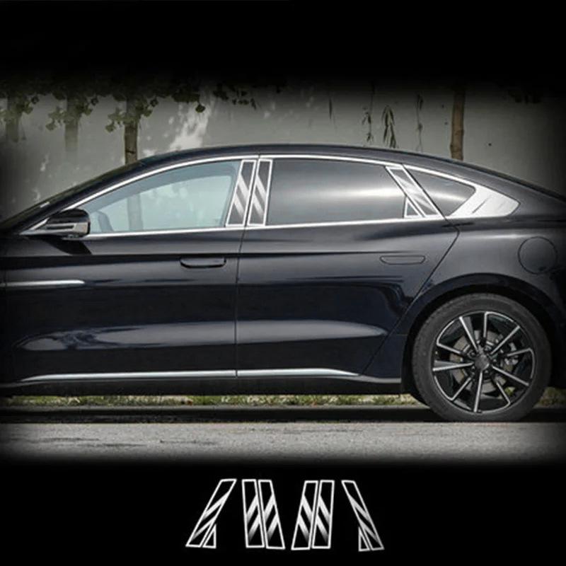 

BYD Qin Plus TPU Прозрачная Защитная Пленка-Наклейка для Окна Автомобиля на Центральную Стойку B. Qin Plus