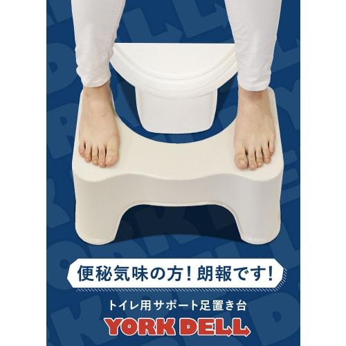 CB Japan Step Stool, Beige, 100kg Weight Capacity, Toilet Support, Yorkdel