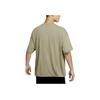 Nike Tech Round Neck Pullover Solid Color Small Logo Loose Quick-Dry Breathable Short Sleeve T-Shirt Men Tops Olive-Green FZ7561-276