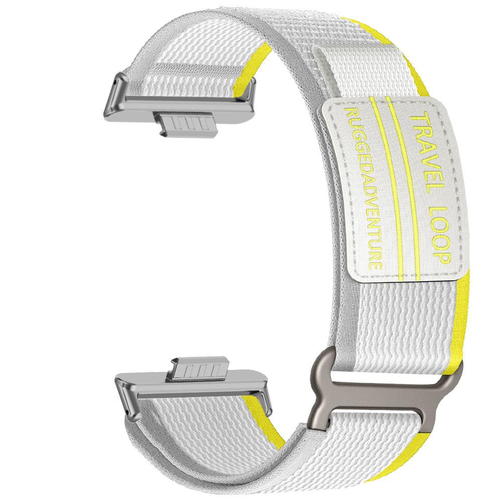 

Нейлоновий ремінець для Huawei Watch Fit 4 Pro Band Спортивний чоловічий жіночий змінний браслет Huawei Fit 3 Fit 4 Travel Loop Аксесуари Huawei Fit 4 Pro &Silver жовтий