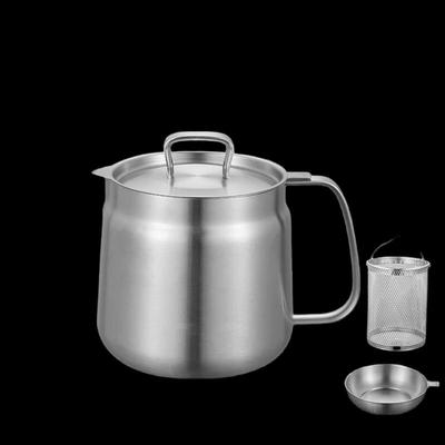 Stainless Steel Oil Filter Pot & Mini Fryer