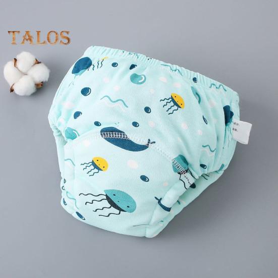 6Pcs Potty Training Underwear Breathable Baby Diapers Leak-proof Toilet Training Pants Adjustable Elastic Bands Toddler Pee Pants