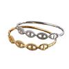 2026 Gold-plated Zircon Fashion Bracelet Big Pig Nose Bracelet Personalized Design Temperament Jewelry