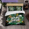 Biancheria da Letto a Tema Celtic FC Set 3 Pezzi Copripiumino Biancheria da Letto Decorativa Per Camera Adolescenti Decorazione Casa