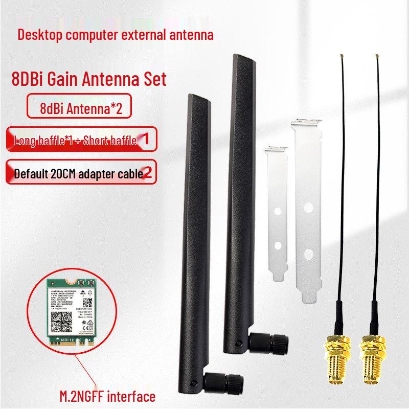 RTL8822CE/8821CE Dual-band 5G Gigabit Wireless Network Card with WiFi 5 and Bluetooth 5.0, M.2 Format