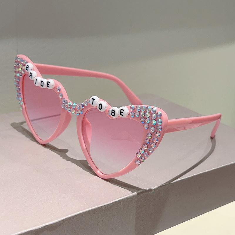 Fashion Candy Color Shades with Crystal Shiny Retro Rimless Star Women Ins Brand Design Sunglasses Chic Beach Sun Glasses