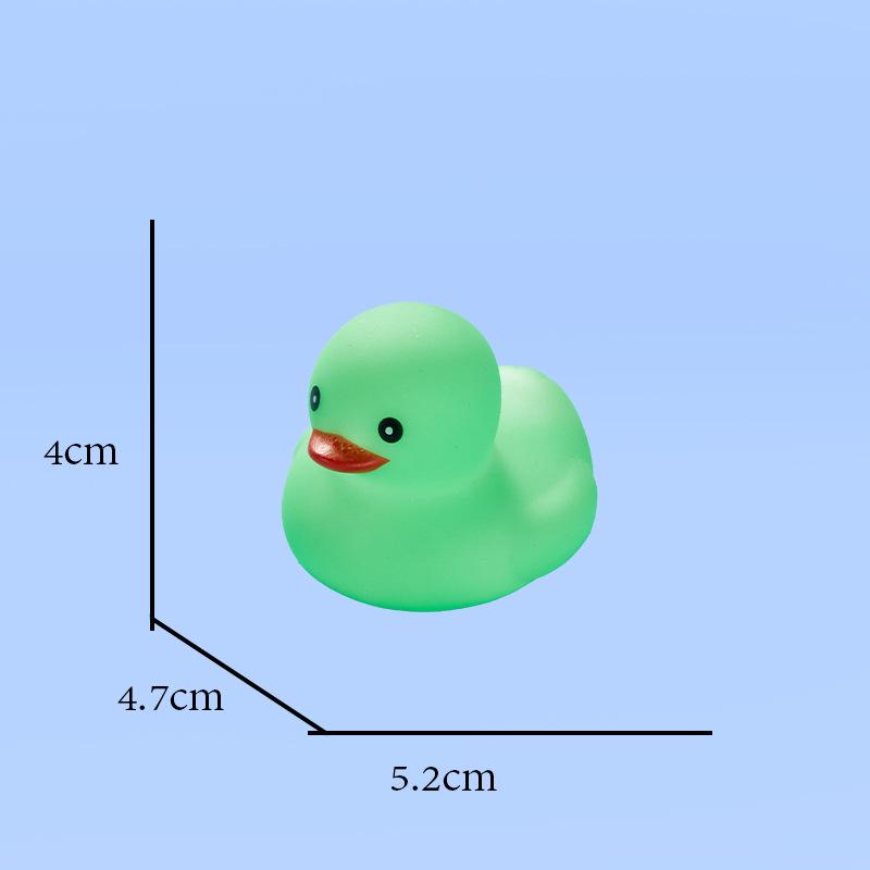 Hong Kong Edition Colorful Bath Squeak Little Yellow Duck Toy Set