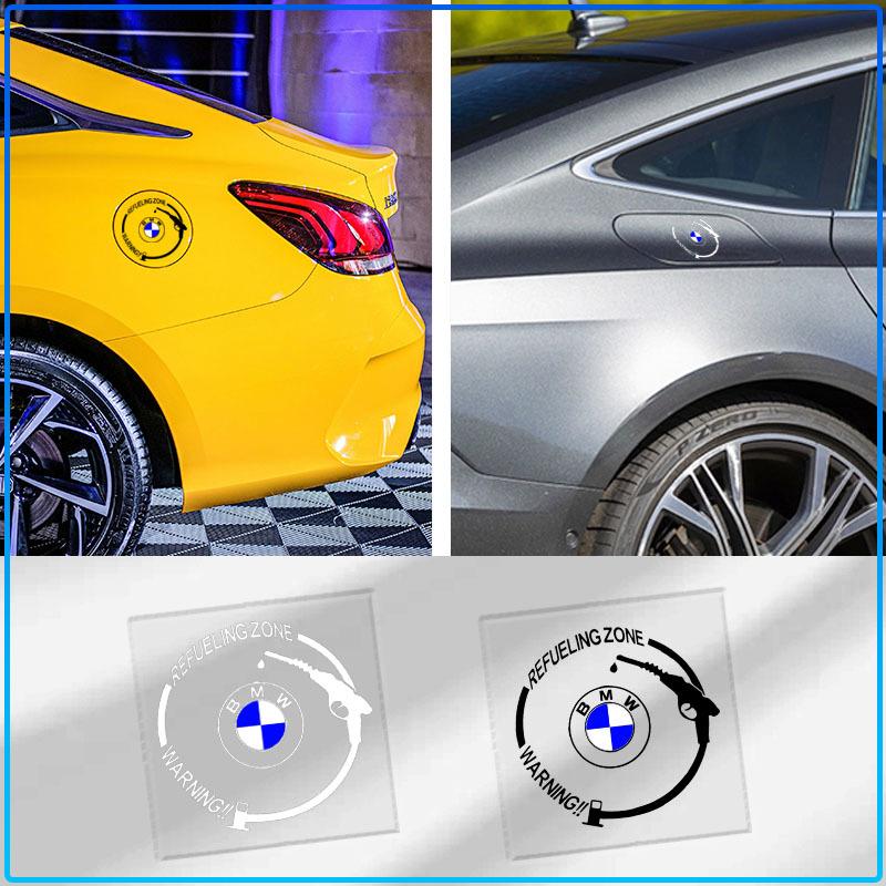 Car Badge Vinyl Reflective Fuel Tank Cap Stickers Decal Accessories For BMW M Performance 1 3 5 7 Series M3 M4 M5 M6 X1 X3 X5 X6 X7 E30 E34 E36 E39 E4