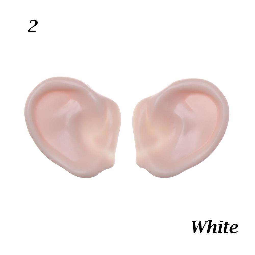 1Pc New Blyth Doll Icy Toy Ears Toy White Natural Tan Dark And Super Black Skin Only Ears Dolls Accessories