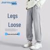 Jeanswest Men's Heavyweight Cotton Blend Loose Fit Jogger Sweatpants