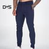 Herren-Hosen, schmale Passform, einfarbig, mittlere Taille, weich, dünn, atmungsaktiv, Schrägtaschen, knöchellang, Knopf, Reißverschluss, lange Herren-Business-Hose
