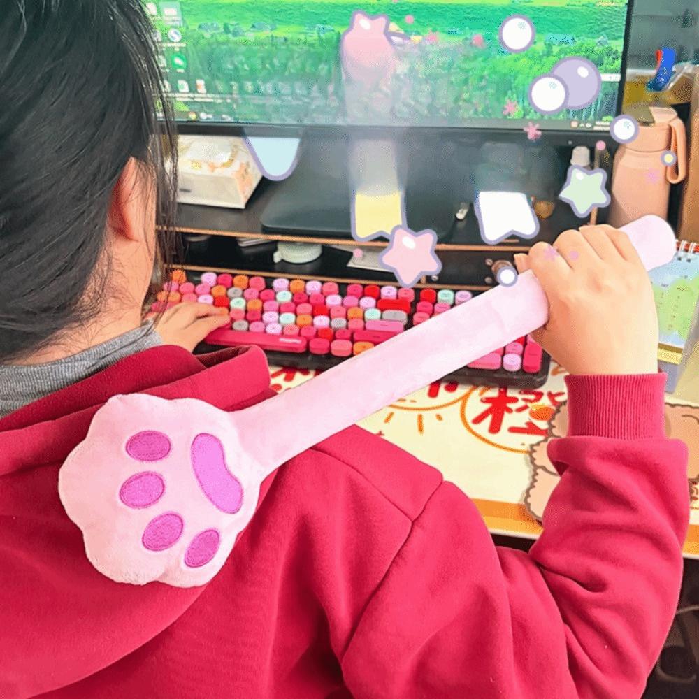 Soft Meridian Slap Stick Cute Claw Shape Manual Massage Tool Leg Relaxation