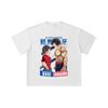 260 GSM Double Yarn 32 Count 100% Cotton Baki V2 Baki Ashura Print Unisex Heavy Cotton T Shirt