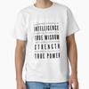 Knowing Yourself Is True Wisdom - Lao Tzu Quote - Literature - Typography Print 1 Classic T-Shirt
