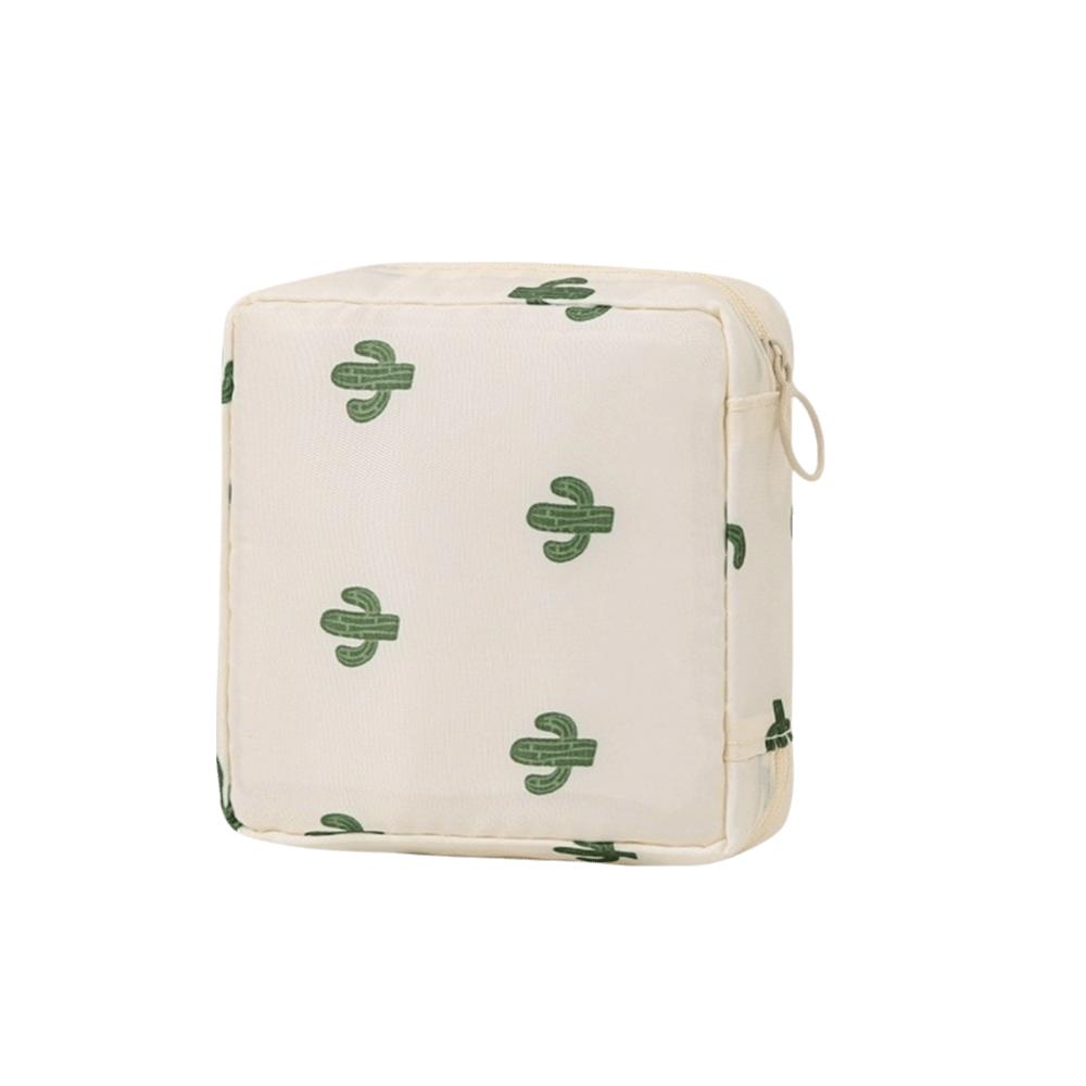 Large Capacity Mini Storage Pouch Waterproof Square Storage Bag Menstrual Pad Bag  Travel Toiletry