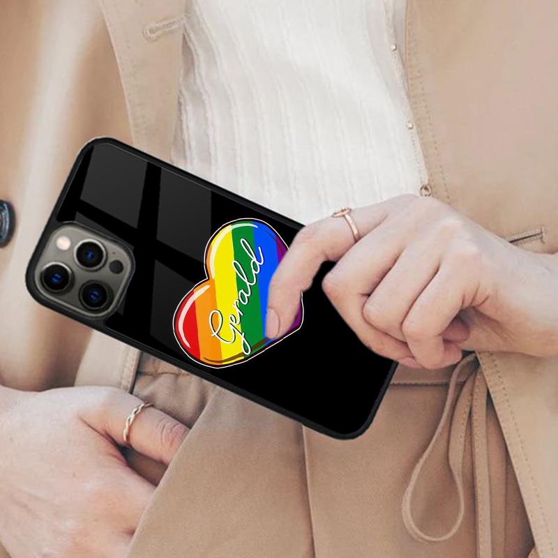 

Heart Rainbow Gay Pride LGBT Magnetic Phone Case For APPLE iPhone 17 Air 16 14 13 12 Pro Max 15 Plus Wireless MagSafe Cover iPhone 13mini