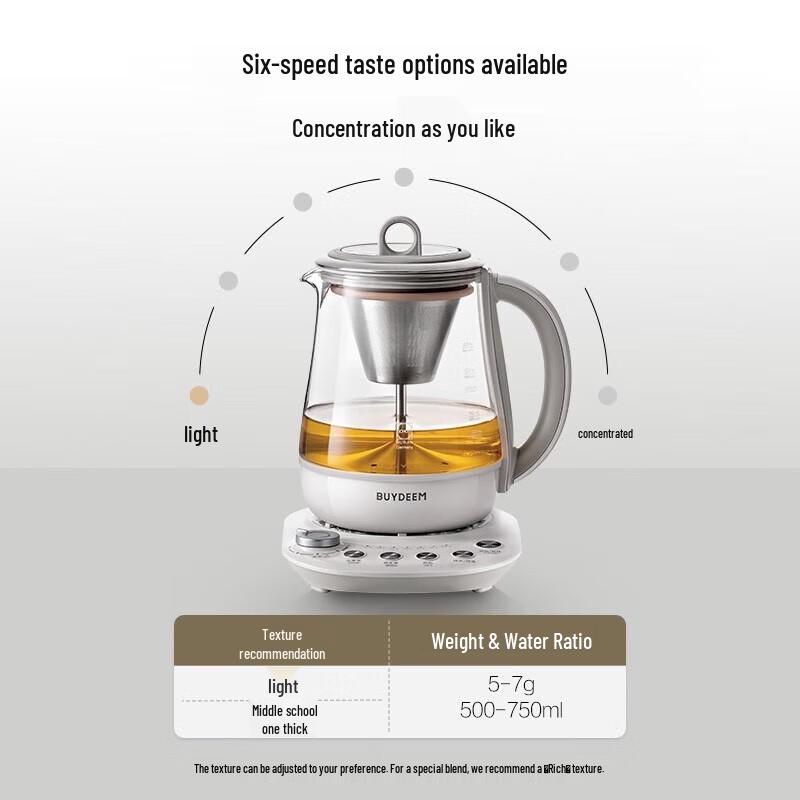 Buydeem K156 Multifunction Wellness Kettle CN plug (adapter included)
