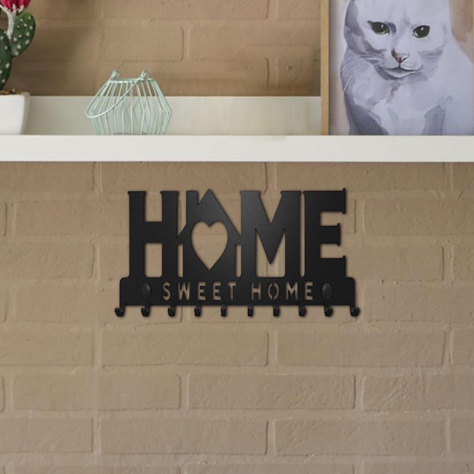 

Элегантная настенная стойка для ключей для организации дома и офиса With Heart