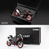 1:9 Suzuki Hayabusa 2025 GSX-1000R Alloy Scale Motorcycle Model Diecast Metal Static Collection Gift BoxAlloy Motorcycle Model