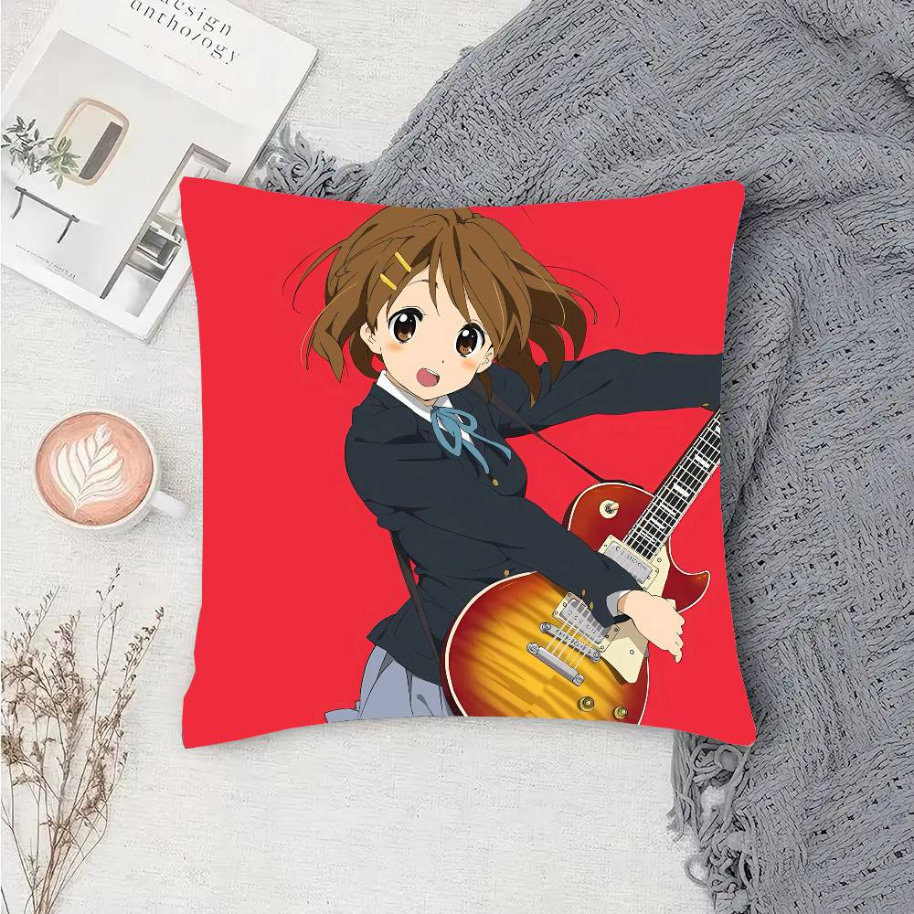 Yui Hirasawa Anime K-ON! Pillow Case Sofa Cushion Cover Room Home Decoration 30cm x 30cm