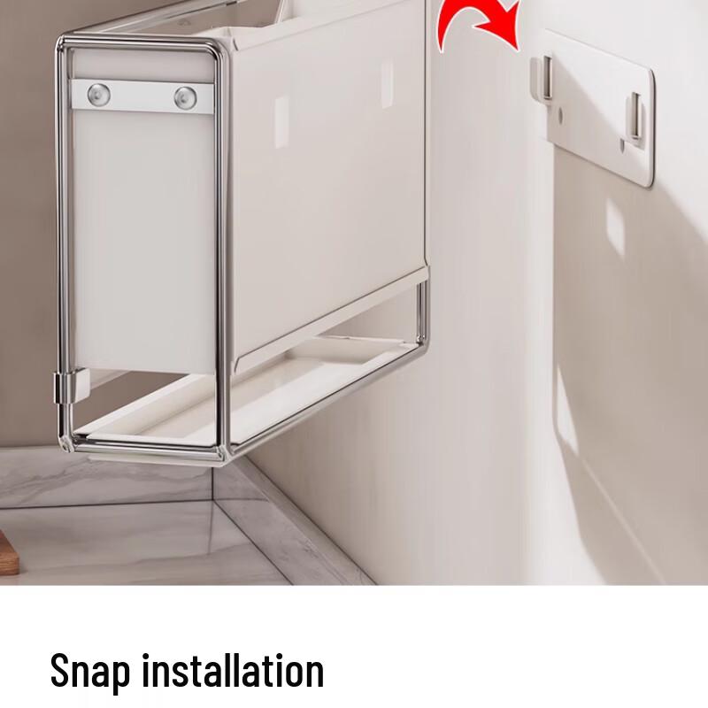 Modern No-Drill Wall-Mounted Kitchen Storage Rack