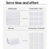 70cm*1m Modern Home 3D Brick Pattern Wall Sticker DIY Self-Adhesive Panel Waterproof Living RoomDecor Wallpaper Home Decoration