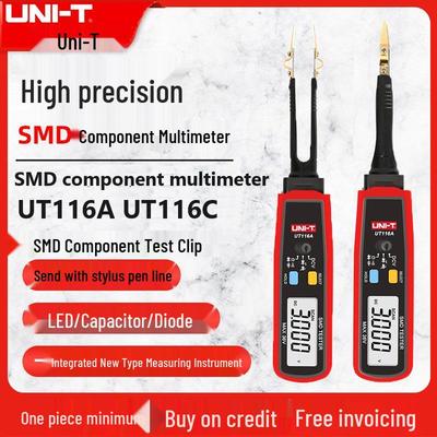 UNI-T UT116A/UT116C SMD Test Clip Multimeter for Resistors, Capacitors, and Diodes
