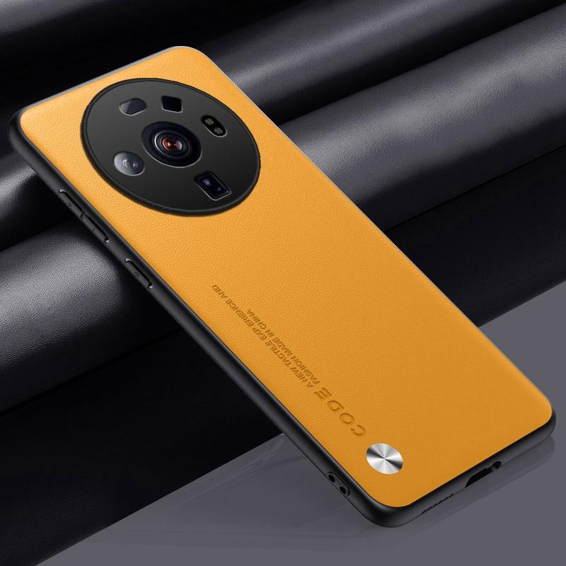 Luxus-PU-Lederhülle für Xiaomi Mi 12S Ultra 5G Rückabdeckung Silikon Stoßfest Vollschutz Handyhülle für Xiaomi 12S Ultra