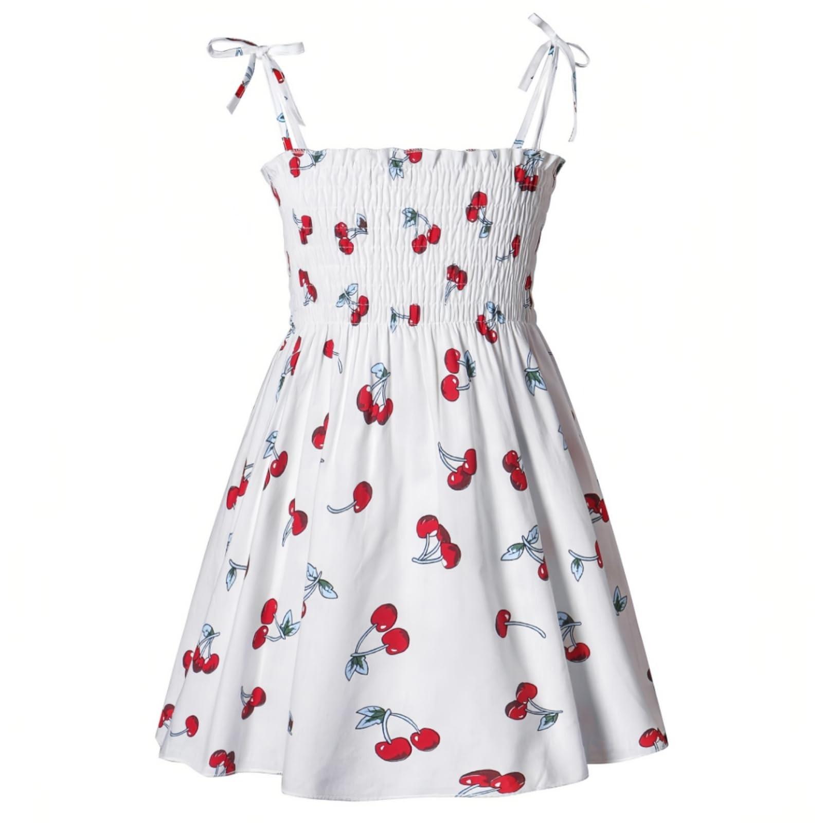 

Летнее детское платье, модное тонкое платье-комбинация для девочек, детское платье с цветочным принтом 90 белый