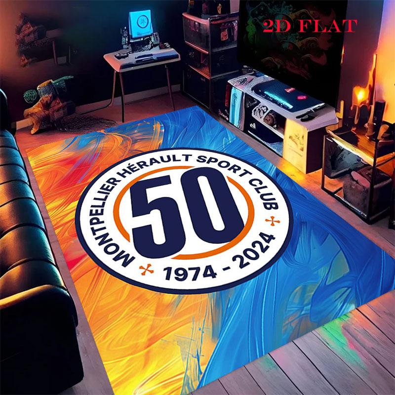 Montpellier HSC Carpet Rug for Living Room Bedroom Home Sofa Decoration,Kids play Nonslip Floor Mat