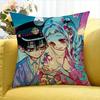 Anime Toilet-Bound Hanako-Kun Various Sizes Square Pillow Case For Car Home Bedchamber Decor