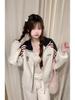 Women's Retro Stand-Up Collar Sweatshirt - Spring/Autumn Oversized Thin Jacket, Niche Design Baseball Style