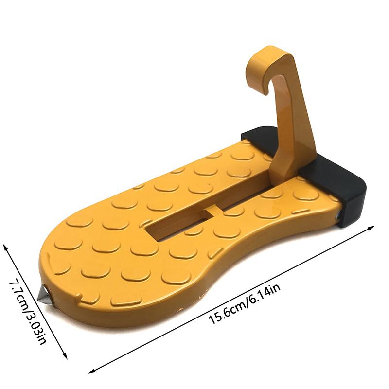 Outdoor Tool Car Roof Rack Step Foldable Car Door Step Multifunction Universal Latch Hook Auxiliary Foot Pedal Aluminium Alloy