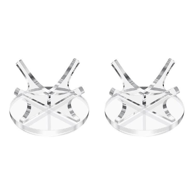 Acrylic Sports Ball Display Stand for Basketball, Football, Rugby, and Volleyball.