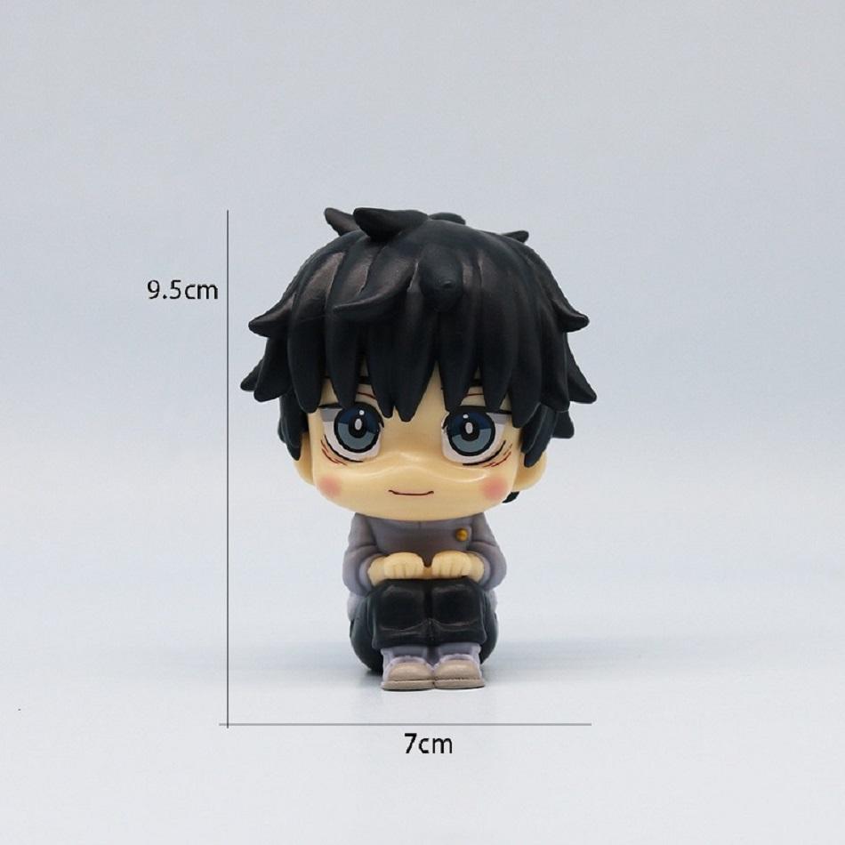 10cm Anime Jujutsu Kaisen Figures Cute Q Version Yuji Itadori Gojo Satoru PVC Action Figures Model Toys Collection Doll Gifts