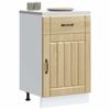 Kitchen Base Cabinet „Lucca” Sonoma Oak Glued Wood